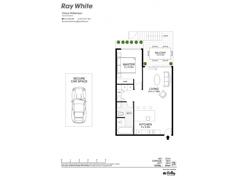 4109/12-18 Parkside Circuit, Hamilton QLD 4007 Floorplan