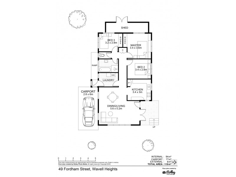 49 Fordham Street, Wavell Heights QLD 4012 Floorplan