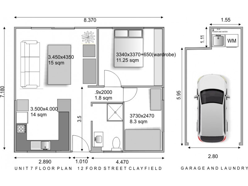 7/12 Ford Street, Clayfield QLD 4011 Floorplan