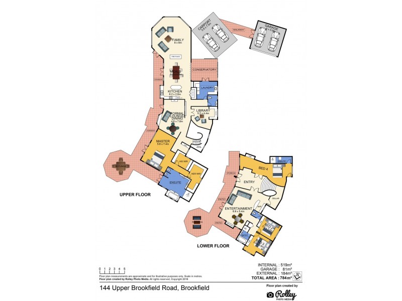 144 Upper Brookfield Road, Brookfield QLD 4069 Floorplan