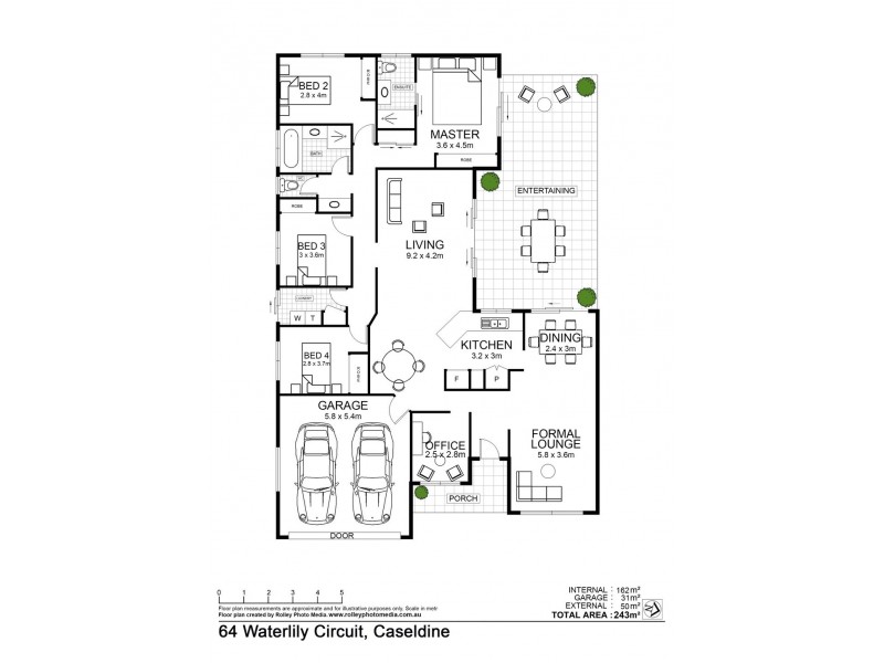 64 Waterlily Crct, Carseldine QLD 4034 Floorplan