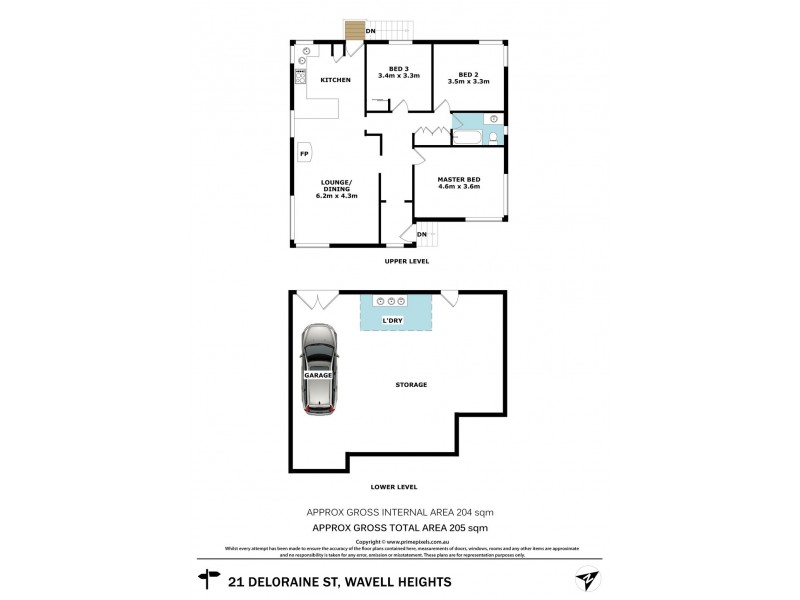 21 Deloraine Street, Wavell Heights QLD 4012 Floorplan