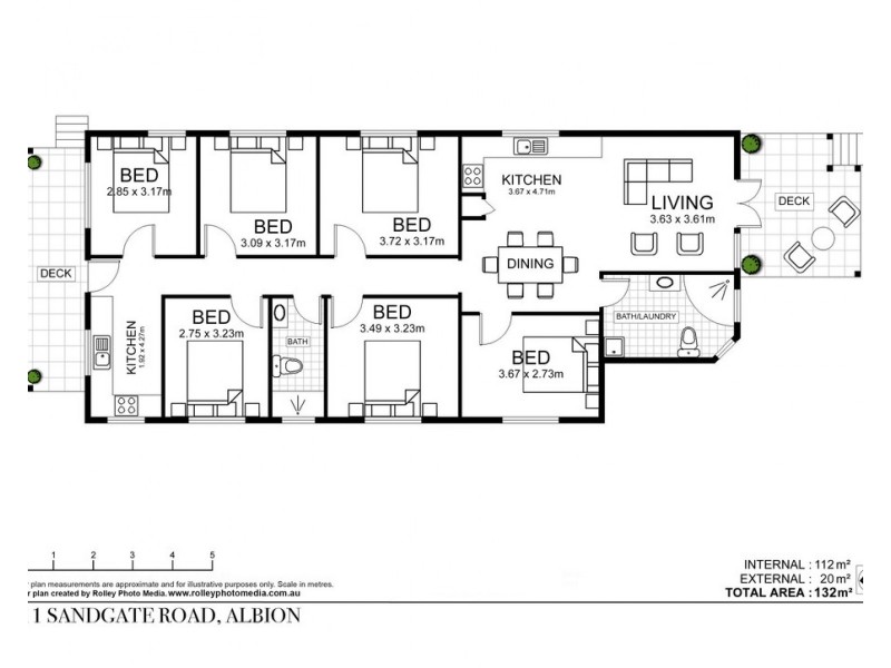 411 Sandgate Rd, Albion QLD 4010 Floorplan