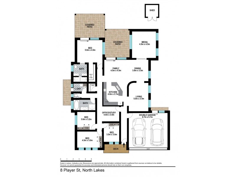 8 Player Street, North Lakes QLD 4509 Floorplan