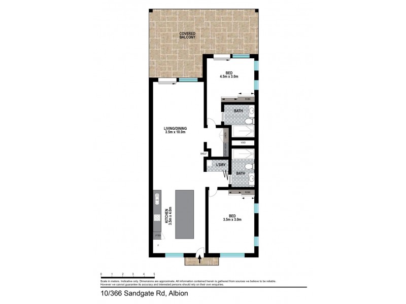 10/366 Sandgate Road, Albion QLD 4010 Floorplan