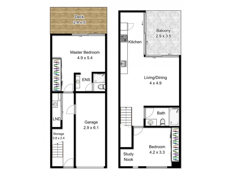 2/27 Bowen Street, Windsor QLD 4030 Floorplan