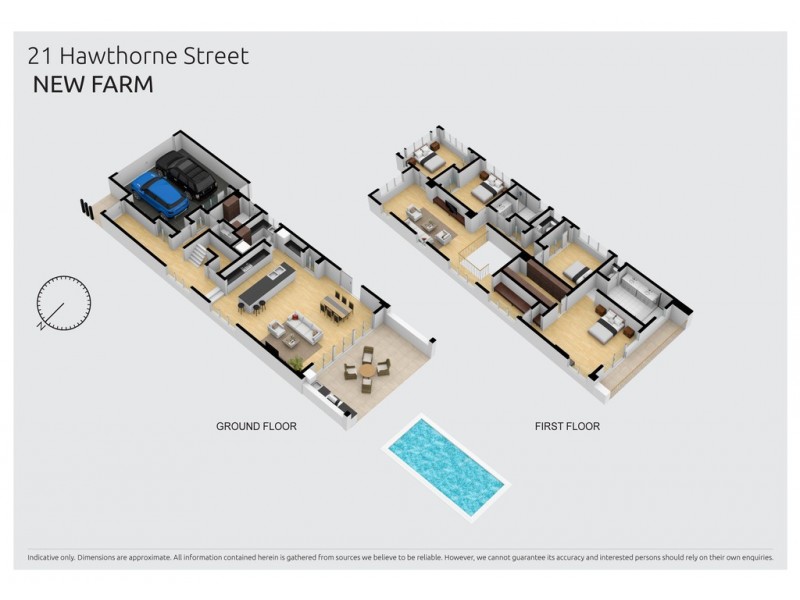 21 Hawthorne Street, New Farm QLD 4005 Floorplan