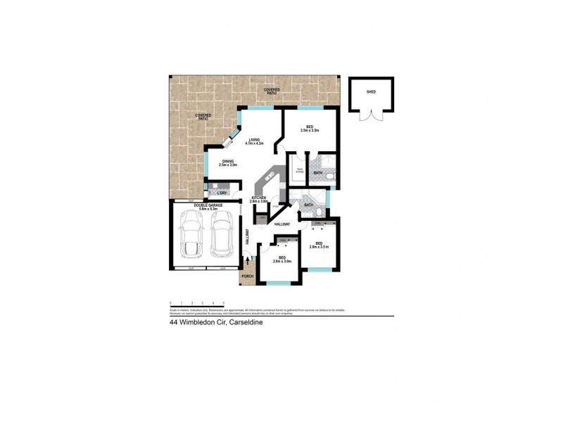 44 Wimbledon Circuit, Carseldine QLD 4034 Floorplan