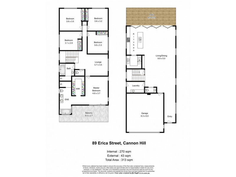 89 Erica Street, Cannon Hill QLD 4170 Floorplan