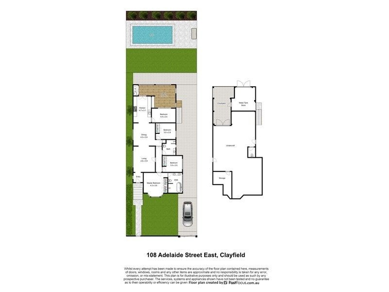 108 Adelaide Street East, Clayfield QLD 4011 Floorplan