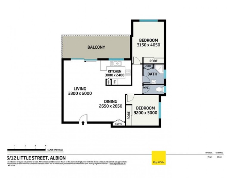 15/12 Little Street, Albion QLD 4010 Floorplan
