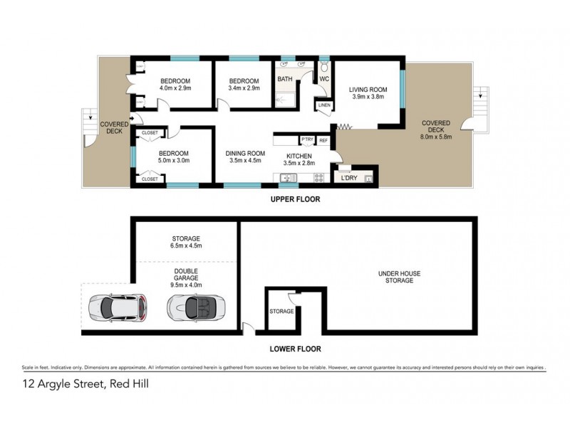 12 Argyle Street, Red Hill QLD 4059 Floorplan