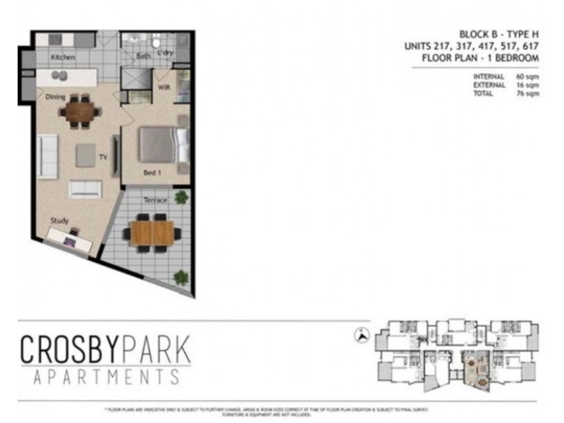 2217/52 Crosby Road, Albion QLD 4010 Floorplan