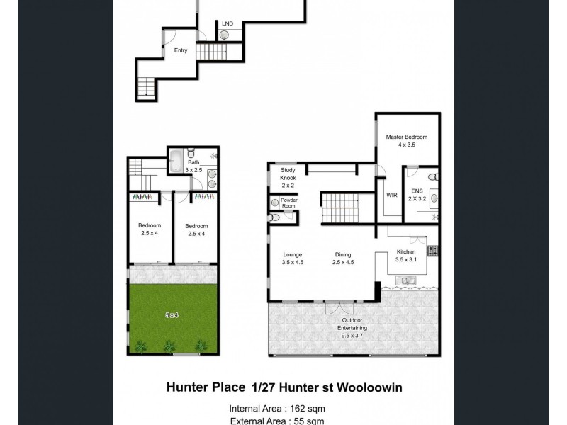 1/27 Hunter Street, Wooloowin QLD 4030 Floorplan