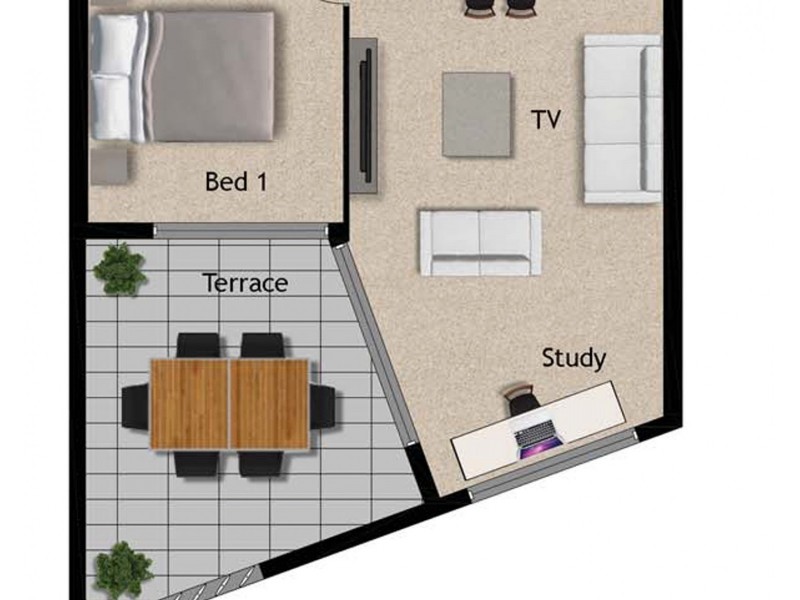 2311/52 Crosby Road, Albion QLD 4010 Floorplan