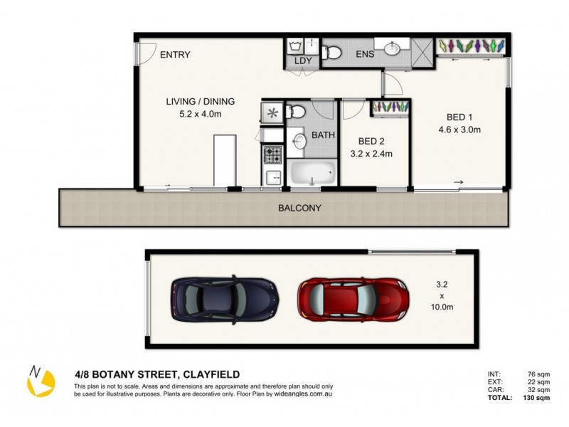 4/8 Botany Street, Clayfield QLD 4011 Floorplan