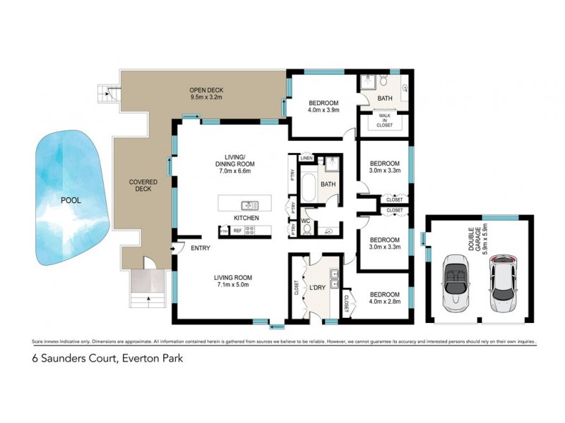 6 Saunders Court, Everton Park QLD 4053 Floorplan