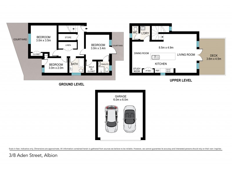 3/8 Aden Street, Albion QLD 4010 Floorplan