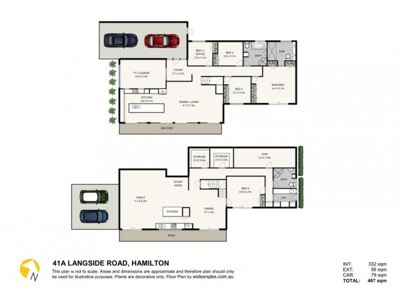 41a Langside Road, Hamilton QLD 4007 Floorplan