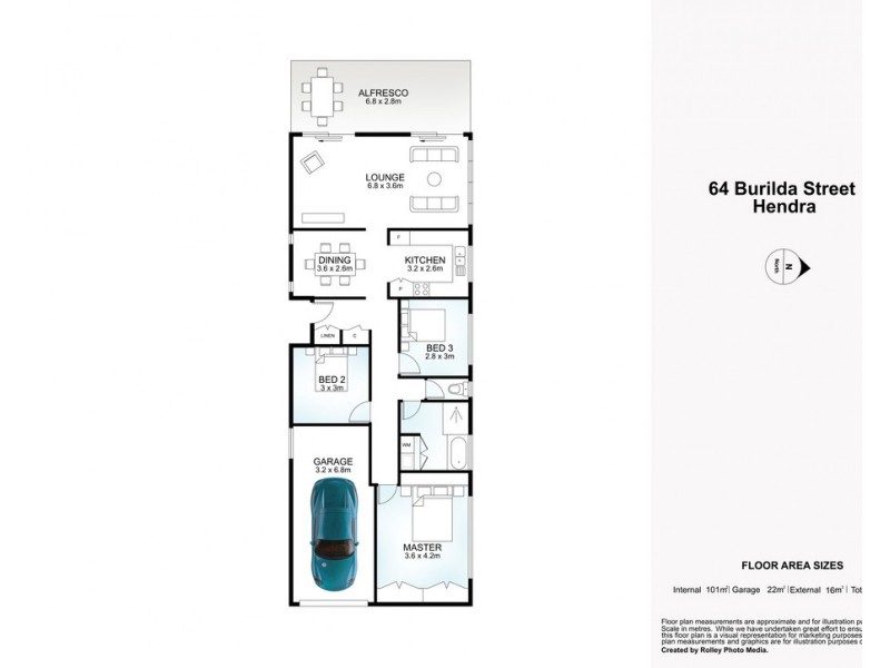 64 Burilda Street, Hendra QLD 4011 Floorplan