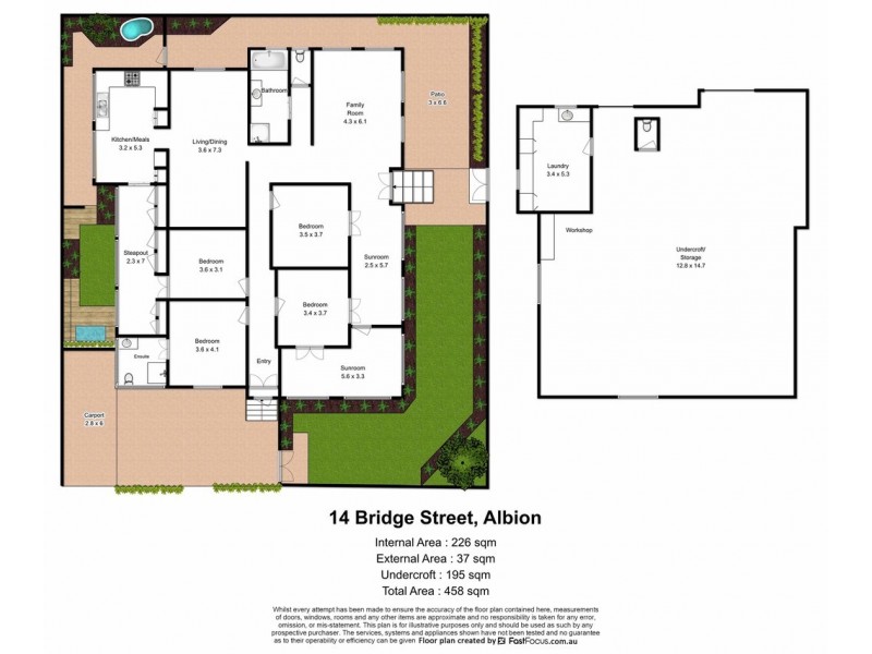 14 Bridge Street, Albion QLD 4010 Floorplan