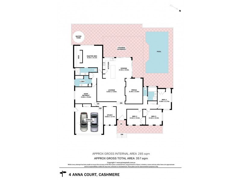 4 Anna Court, Cashmere QLD 4500 Floorplan