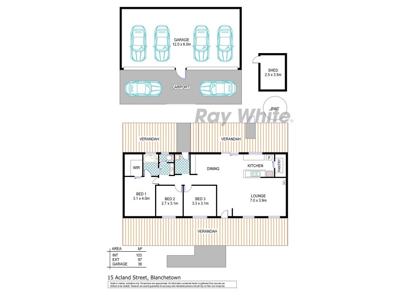 15 Acland Street, Blanchetown SA 5357 Floorplan