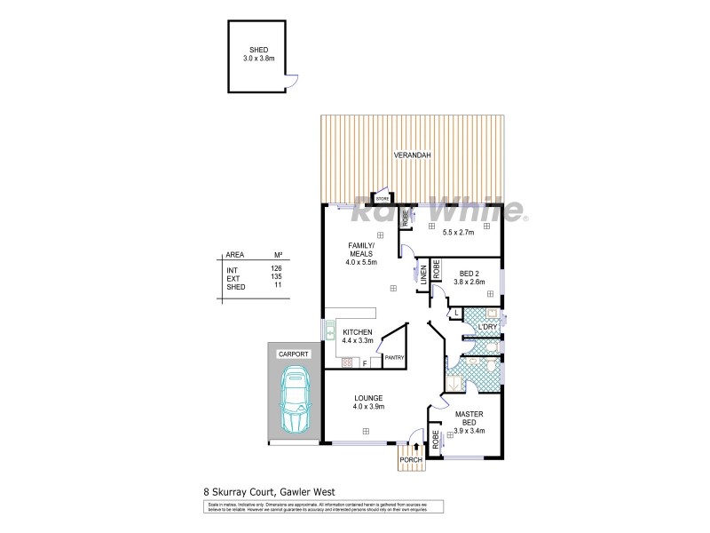 8 Skurray Court, Gawler West SA 5118 Floorplan