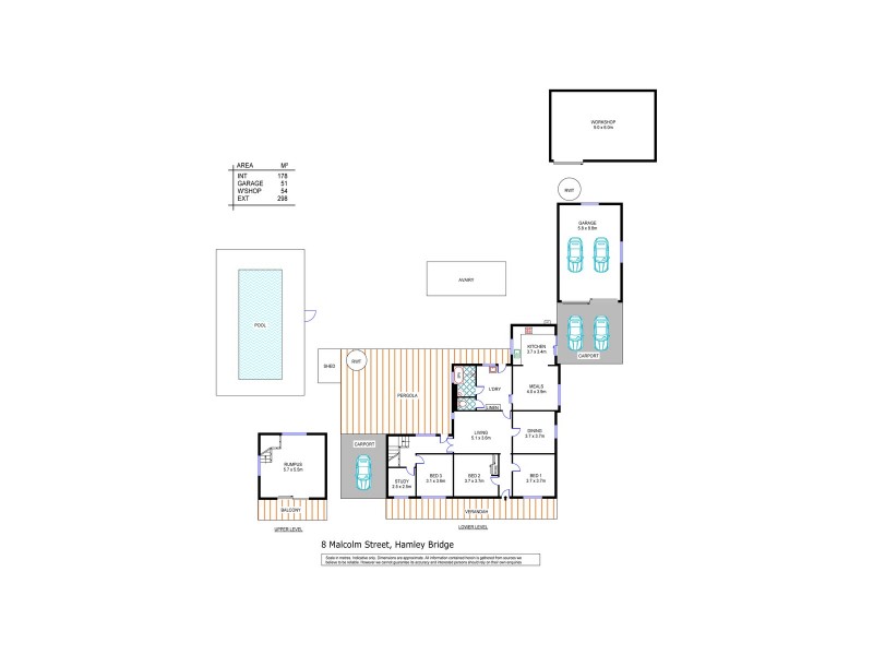 8 Malcolm Street, Hamley Bridge SA 5401 Floorplan