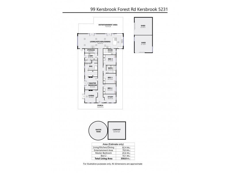 99 Kersbrook Forest Road, Kersbrook SA 5231 Floorplan