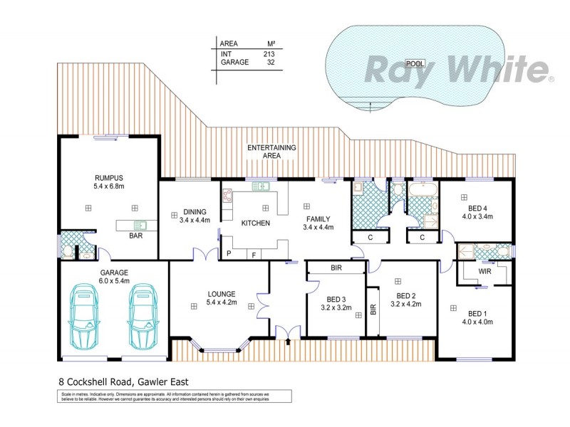 8 Cockshell Drive, Gawler East SA 5118 Floorplan