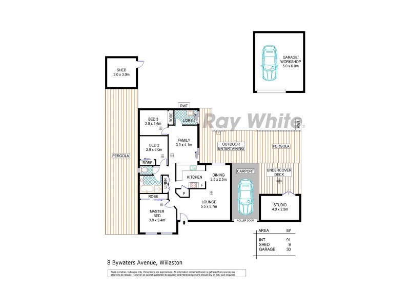 8 Bywaters Avenue, Willaston SA 5118 Floorplan