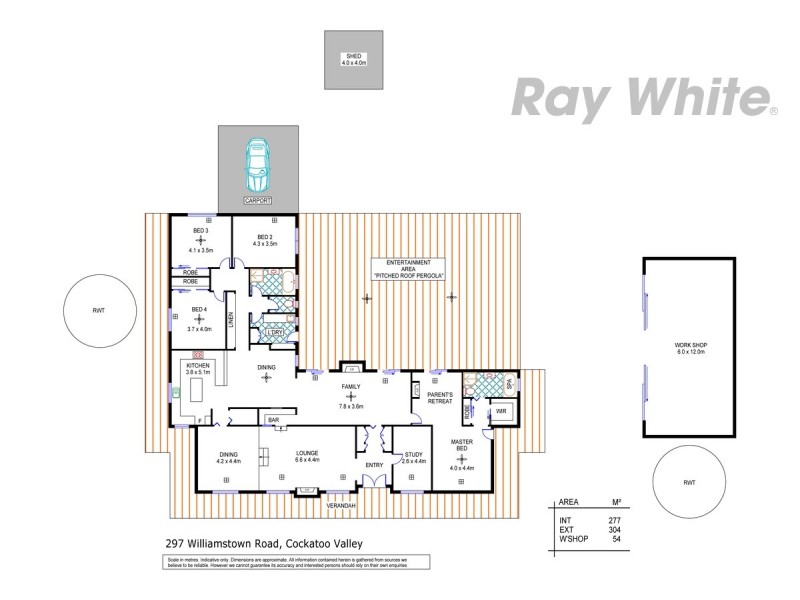 297 Williamstown Road, Cockatoo Valley SA 5351 Floorplan