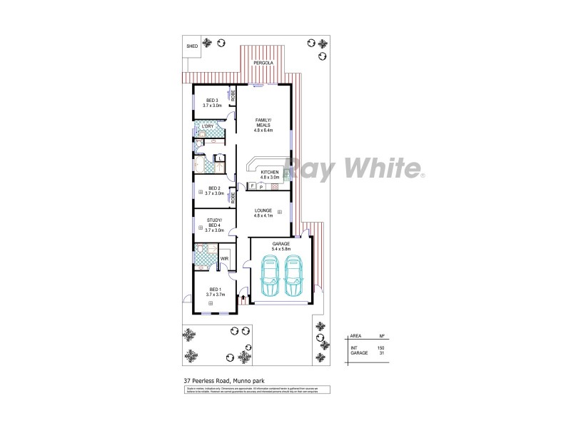 37 Peerless Road, Munno Para West SA 5115 Floorplan