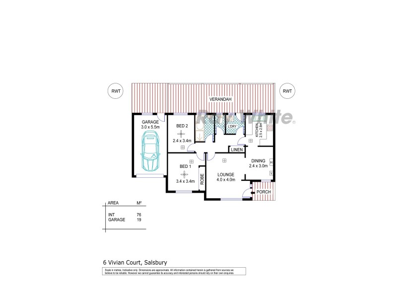 6 Vivian Court, Salisbury SA 5108 Floorplan