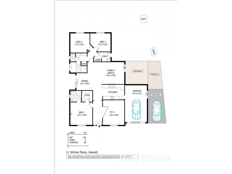 11 Shrike Place, Hewett SA 5118 Floorplan
