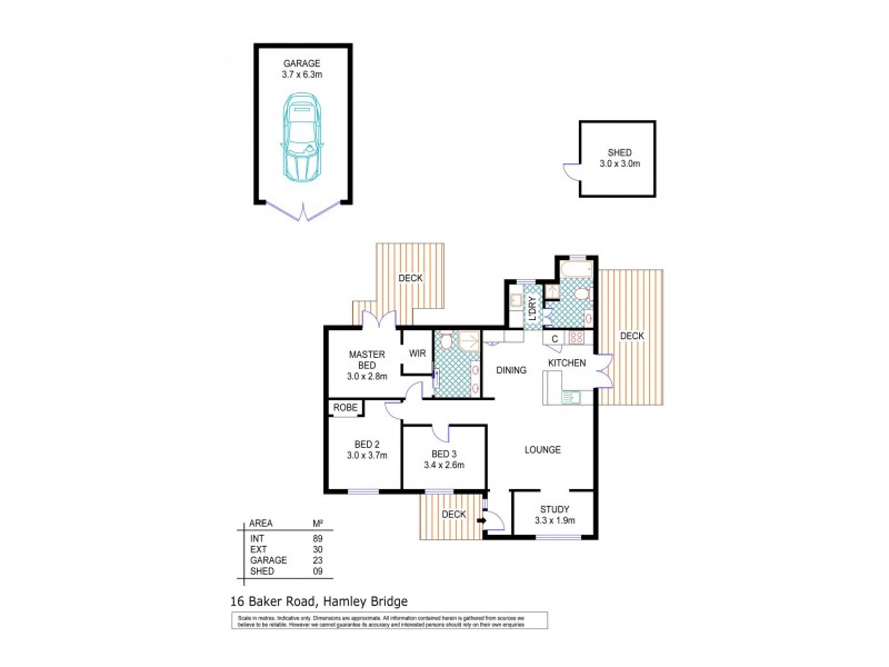 16 Baker Road, Hamley Bridge SA 5401 Floorplan