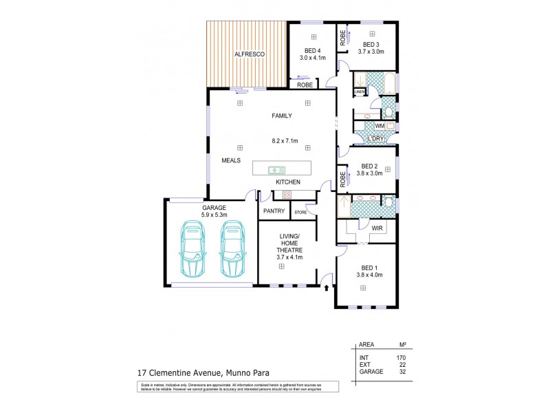 17 Clementine Avenue, Munno Para SA 5115 Floorplan