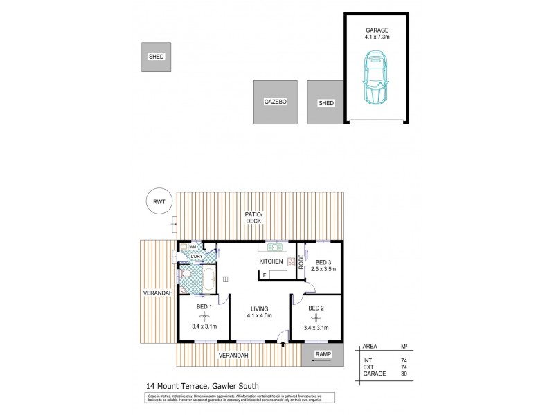 14 Mount Terrace, Gawler South SA 5118 Floorplan