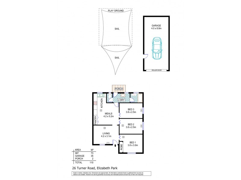 26 Turner Road, Elizabeth Park SA 5113 Floorplan