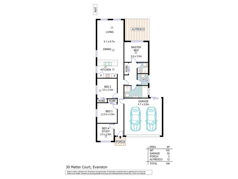 30 Mattei Court, Evanston SA 5116 Floorplan