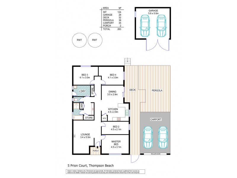 5 Prion Court, Thompson Beach SA 5501 Floorplan