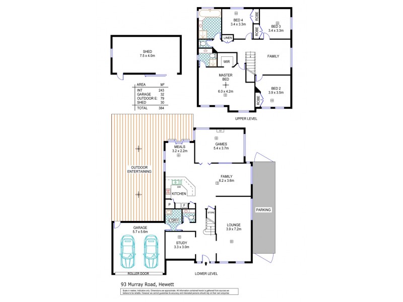 93 Murray Road, Hewett SA 5118 Floorplan