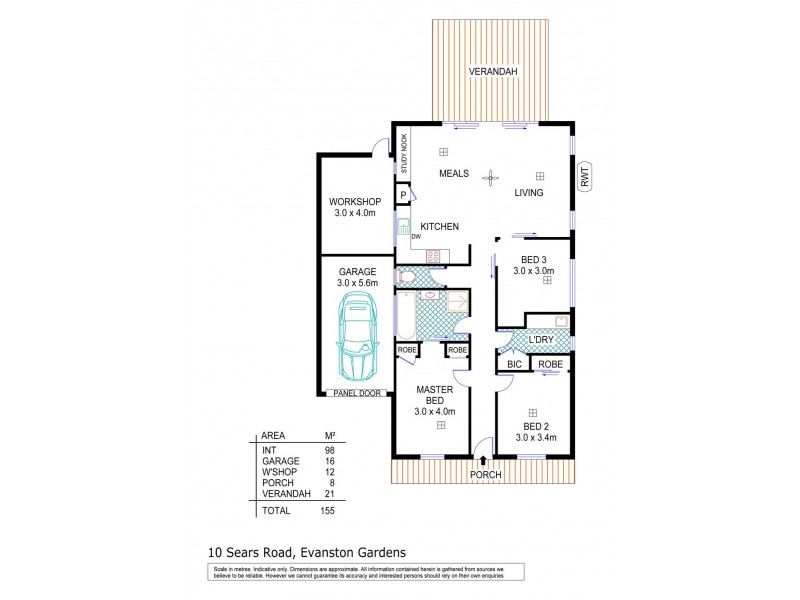 10 Sears Road, Evanston Gardens SA 5116 Floorplan