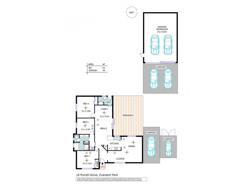 18 Purcell Grove, Evanston Park SA 5116 Floorplan