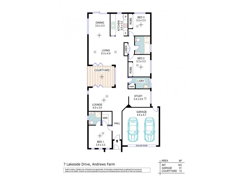 7 Lakeside Drive, Andrews Farm SA 5114 Floorplan