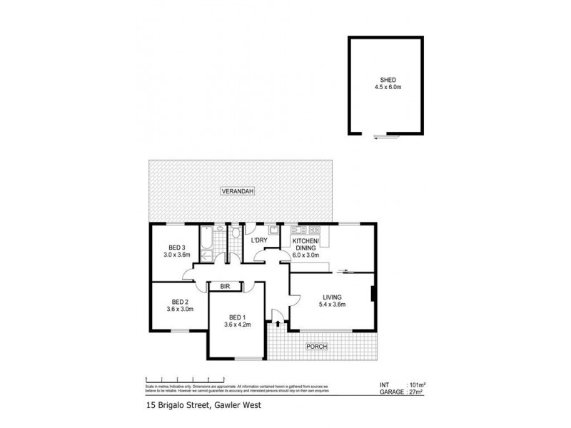 15 Brigalo Street, Gawler West SA 5118 Floorplan