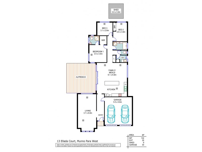 12 Ellada Court, Munno Para West SA 5115 Floorplan