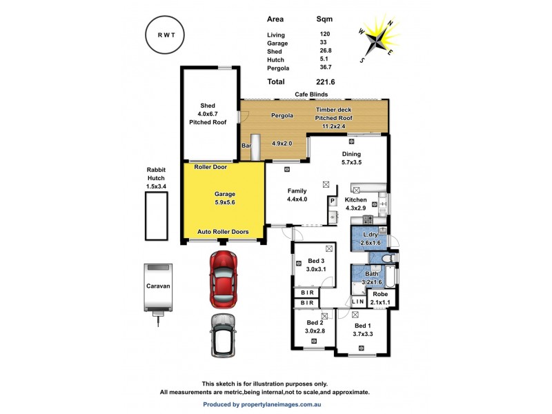 5 Creedon Close, Evanston Park SA 5116 Floorplan