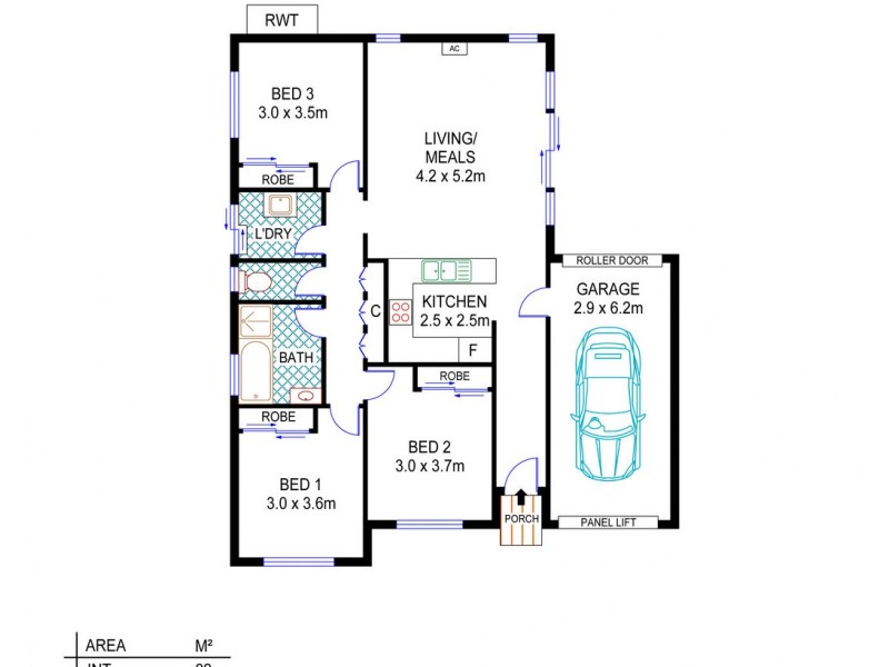 1E Osborne Street, Evanston Gardens SA 5116 Floorplan